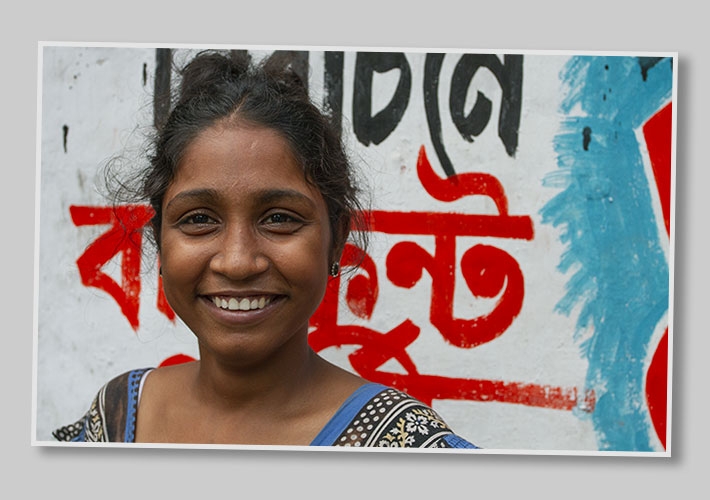 Kvinna i Calcutta
